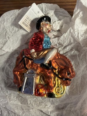 RARE Christopher Radko Ichabod Crane  Sleepy Holler  Hollow Halloween Ornament