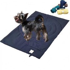Dog Travel Mat  Camping Bed for Dogs  37.4"x25.6" Blue  37.4   x25.6     