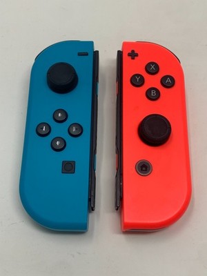   Official Nintendo Switch Joy Con  Neon Blue/Neon Red - Left & Right Joy-Con