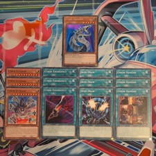 Cyber Drache BLC1-DE020 Ultra & 3 x Eltanin/Notfall/Iron Draw/Hangar YuGiOh