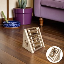 Hamster Hideout - Triangular Shape Hamster Hideout Bed With Climbing Ladder -