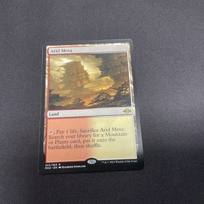 MTG - Arid Mesa. Modern Horizons 2. Rare  Red & White Fetch Land.  244/303.