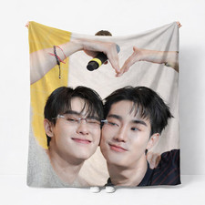 GMMTV FORCEBOOK BLANKET FLANNEL FAN GIFT FOR BL LOVERS - CUSTOM ANY PICTURE V22