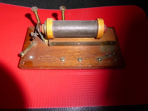 Antique Induction Spark Coil  Dr. Drescher’s Pocket Electro-Magnetic Machine