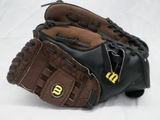 Wilson 11 Inch Youth Leather Baseball Glove Brown And Black A2497 RHT