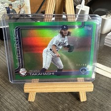 2025 Topps NPB Nippon Professional Baseball Kona Takahashi #/99 Green Foil Lions