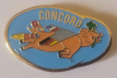 PINS PIN HUMOR EINTRACHT SCHWEIN FLUGZEUG 1 PIN