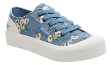 Rocket Dog Jazzin Plus Womens Dark Blue Casual Canvas Pumps Shoes Trainers