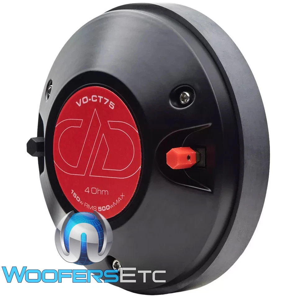 DD AUDIO VO-CT75 3" 500W 4-OHM VOZ OPTIMIZADA PA COMPRESIÓN BOCINA TWEETER NUEVO Foto 2 de 4