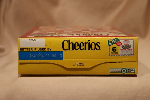 1993 LIMITED TIME ONLY TIC-TAC-TOE GAME SERIES CHEERIOS - Picture 3 of 6