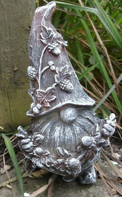 Latex fall gnome mold plaster cement concrete casting mould  5.5''H x 3.5''W