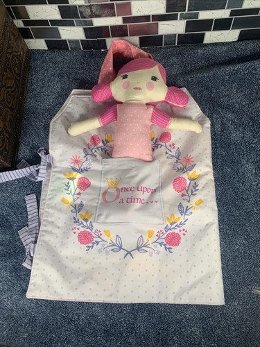 Rag doll Vintage Artesian ONCE UPON A TIME Pink Princess 10 Inch And BAG CASTLE - Picture 9 of 24