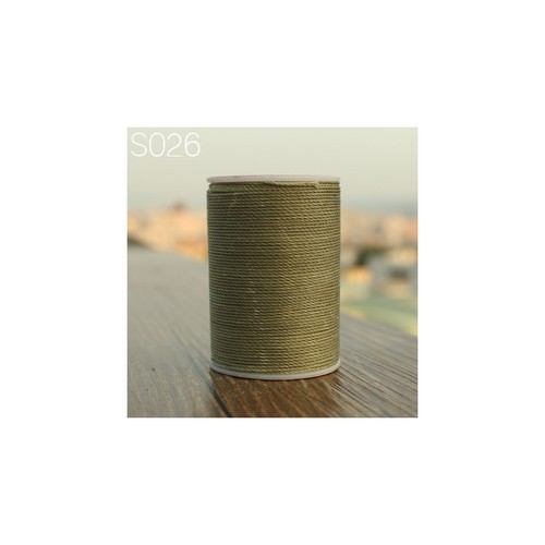 Professional 3 Strands Waxed Lined Thread 0.65mm 85M hand sewing leathercraft - Picture 29 of 49