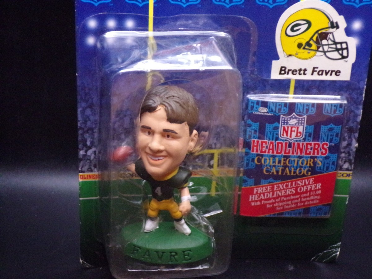 NFL Headliners ヘッドライナーズ　37体セット　コリンシアン 1996 Brett Favre Corinthian Headliners Figure Green Bay