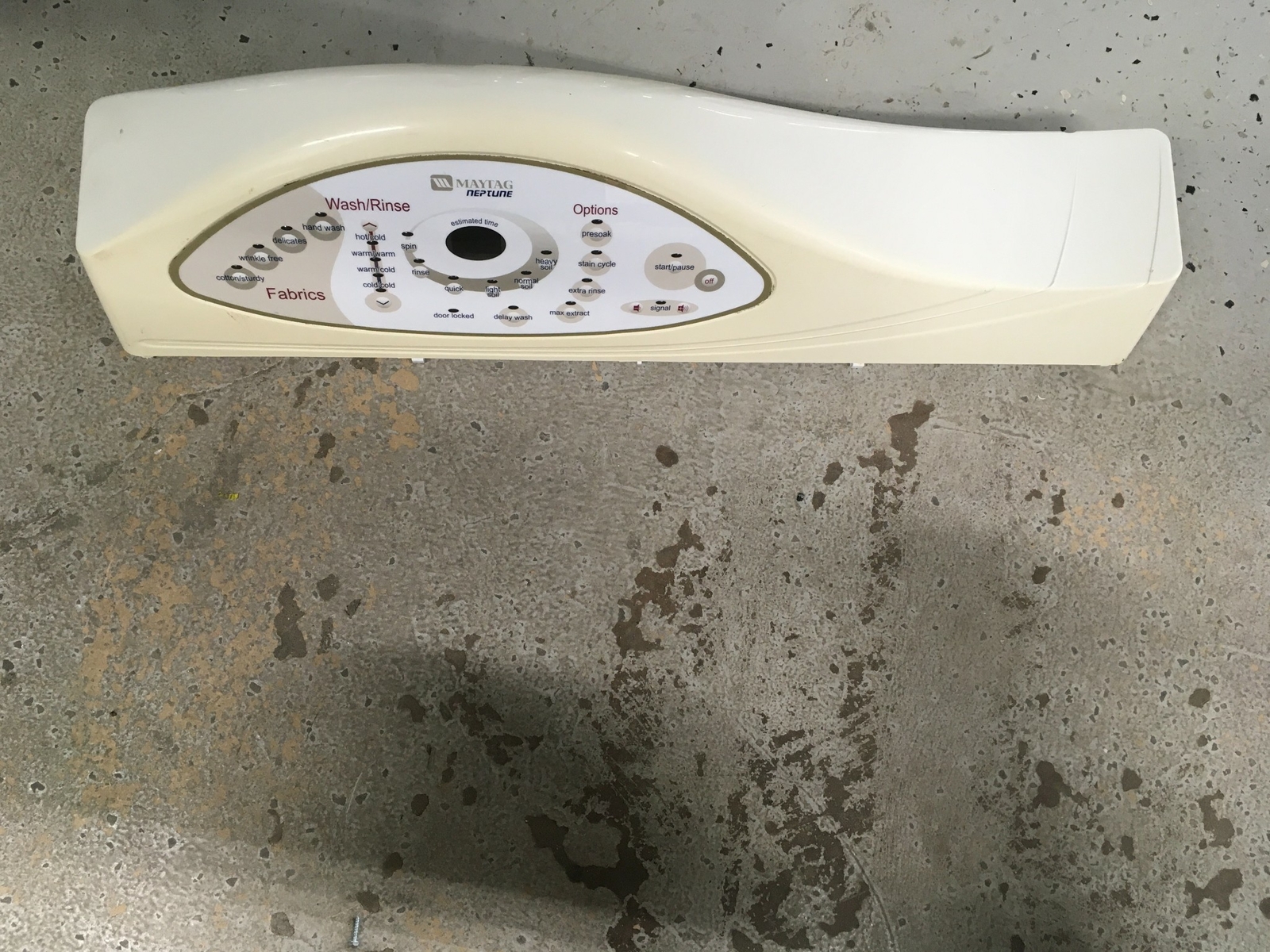 MAYTAG WASHER CONSOLE WITH TOUCH PAD GENUINE OEM PART# 2201267 | eBay
