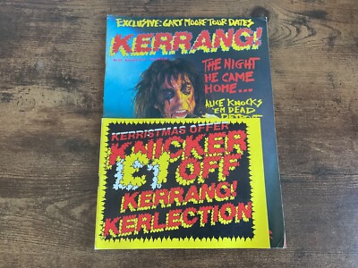 KERRANG - NO.133 MAGAZINE - 13th November 1986 - Alice Cooper & more.