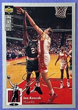 1994-95 UD Collector's Choice Silver Signature Jon Koncak Atlanta Hawks #108