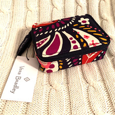 Vera Bradley Travel Pill Case Painted Paisley Organizer NWT MSRP 25