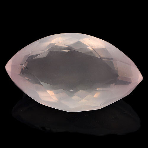 Quartz Rose Pink 21.90 Ct. Clean Marquise 26 x 15 Mm. Natural Gemstone Unheated - Picture 2 of 4