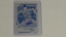 2021 JACKSON JOBE #D ( 1 OF 1 ) RC SIGNED BOWMAN DRAFT (CYAN) PRINTING PLATE 1/1