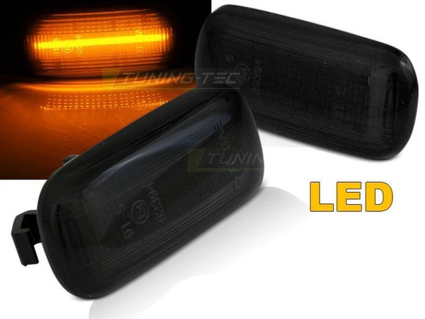 Paar LED Repeater Blinker FüR Audi A6 C6 Ab 2004 Bis 2011 Rauch - 34388641-image