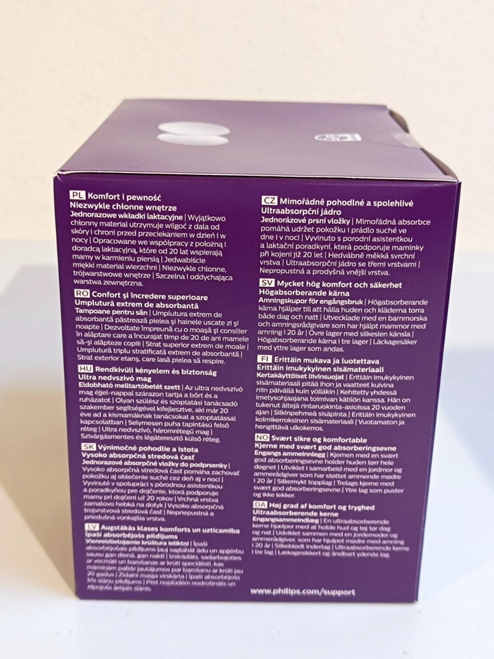 Philips Avent Einweg-Stilleinlagen, Ultra-Komfort SCF254/61 (60er Pack) - Bild 2 von 4