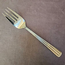 Wallace CENTENNIAL Glossy Stainless Flatware; Cold Meat Serving Fork
