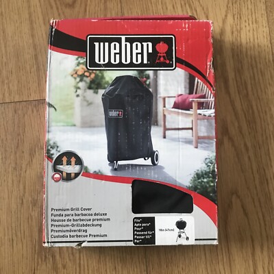 Weber 7141 47cm Premium Barbecue Cover Black 77924031908