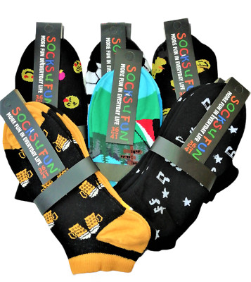 Socks4Fun Witzige Baumwoll- Sneaker im 2er Pack 36-41