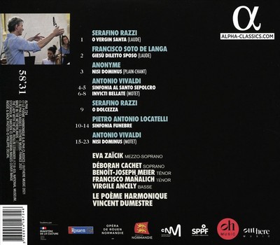 EVA ZAICIK, VINCENT DUMESTRE, LE POEME HARMONIQUE - LOCATELLI RAZZI & VIVALDI: N