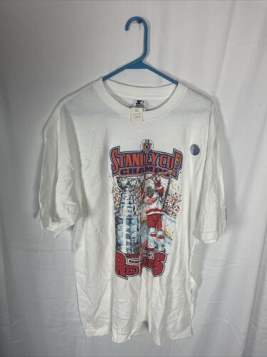 1998 Detroit Red Wings Stanley Cup Champs Locker Room T-Shirt Adult Large New - Picture 1 of 5