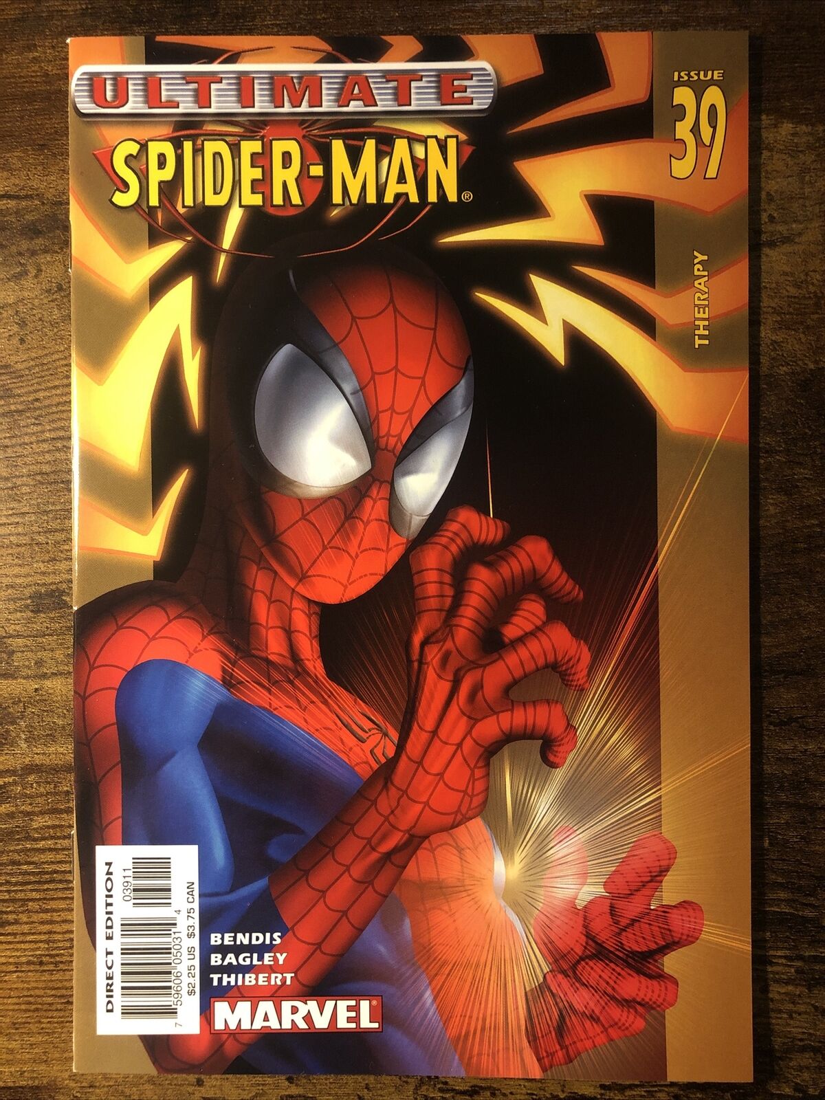 Marvel Ultimate Spider-Man - Issue 39 - Therapy; Bendis, Bagley, Thibert -  Comic