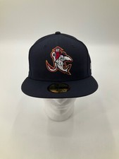 JUPITER HAMMERHEADS NAVY NEW ERA 59FIFTY FITTED HAT SIZE: 7 1/4