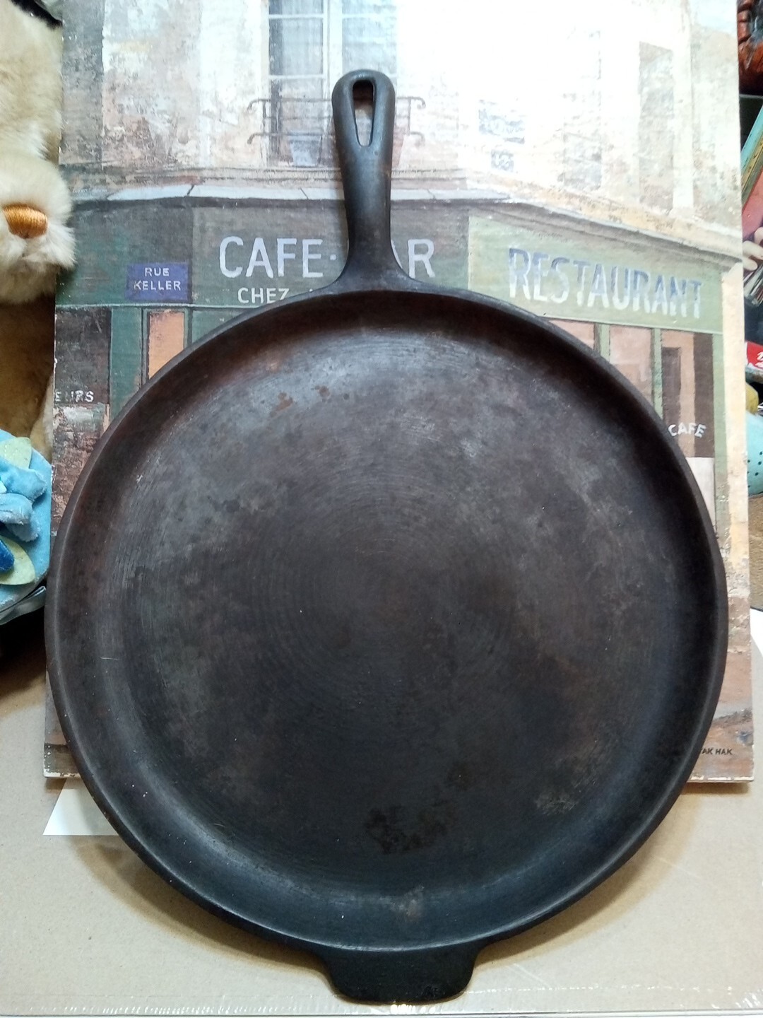 Vintage Wagner Ware 11 1/4 " Cast Iron Skillet Griddle Made In The USA