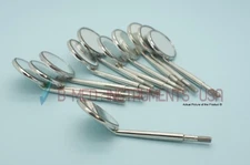 Pack Of 12 Dental Magnifying Mouth Mirror #5 Cone Socket Diagnostic Instruments 