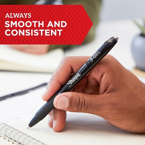 36 Medium Point 0.7mm S-Gel Pens with Contoured Grip for Comfortable Writing - Picture 5 of 7