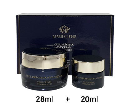 Magis Lene Cell Precieux Eye Cream Set (28ml+20ml) - Stem Cell Anti-Aging - NEW