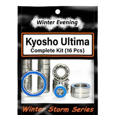 Winter Evening - for Kyosho Ultima (16 Pcs Rubber Sealed Bearings Kit)