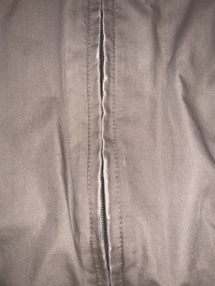 Chaqueta de bombardero vintage de los 90 solo para hombres M abrigo de vuelo cremallera completa cortavientos Foto 3 de 4