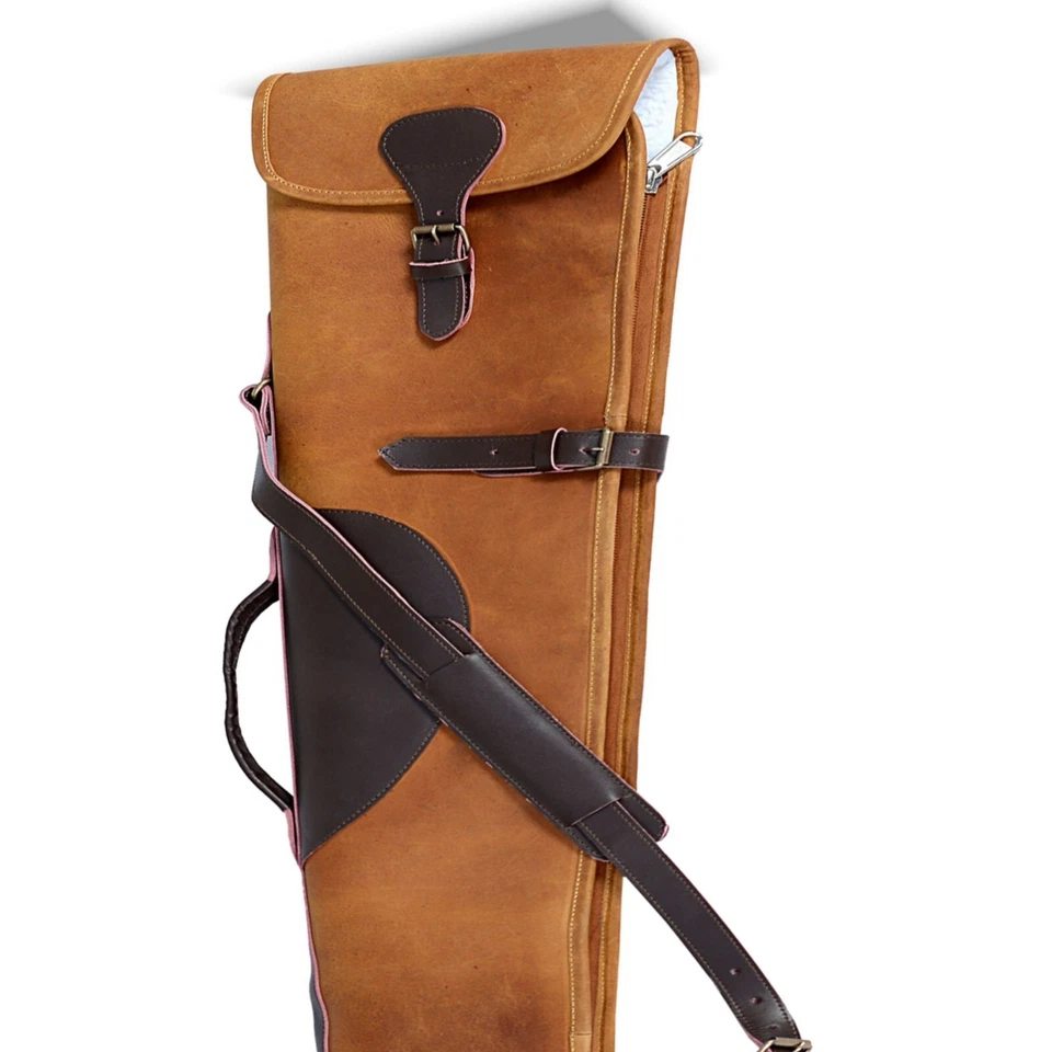 Leather shotgun Slip Case, Clay Hunting shotgun case, Gifts for hunters - Image 4 of 4
