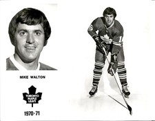 PF5 Original Photo MIKE WALTON 1970-71 TORONTO MAPLE LEAFS NHL HOCKEY CENTER