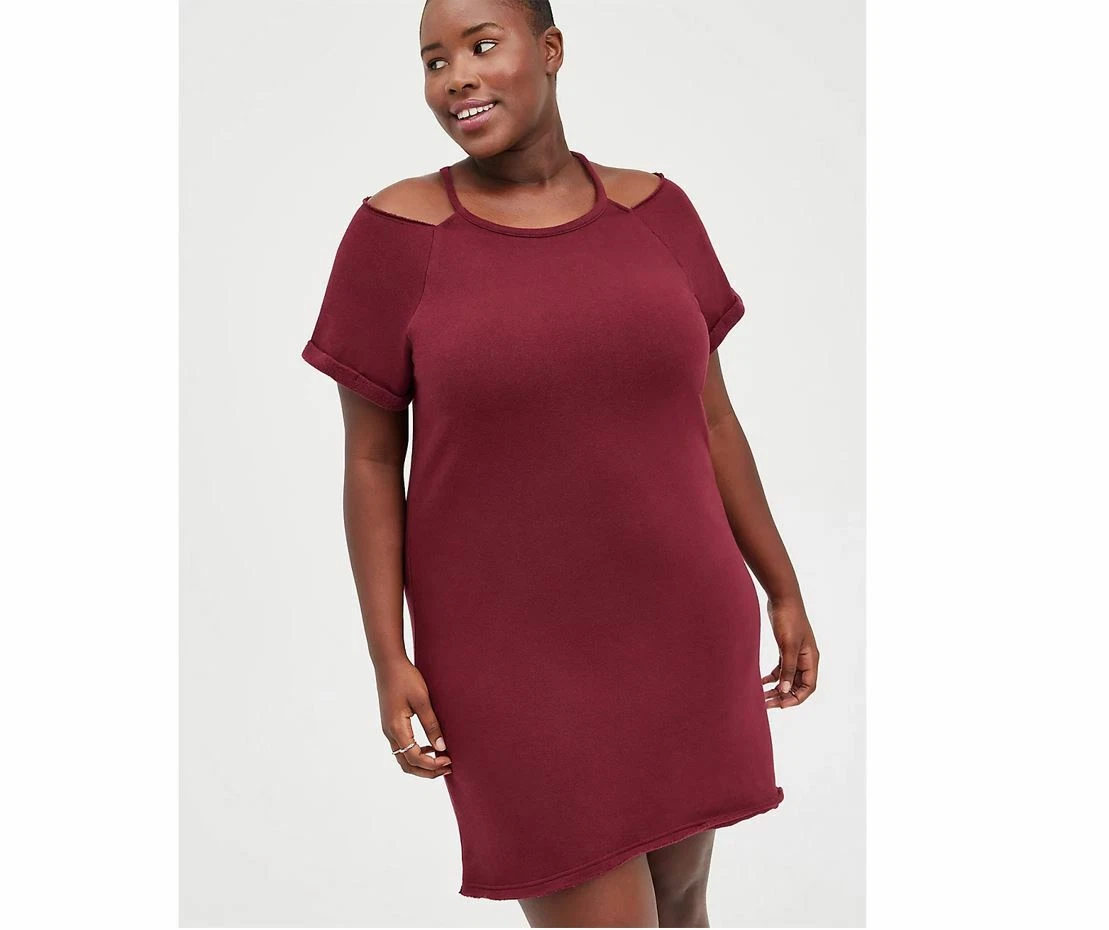 Cold shoulder dress store size 20