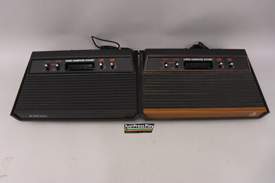 Lot of 2 Atari 2600 VCS Game Systems Console Only Broken AS-IS for Parts/Repair
