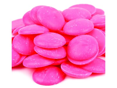 2 Pounds Merckens Pink Melting Chocolate Coating Wafer Candy Free Shipping