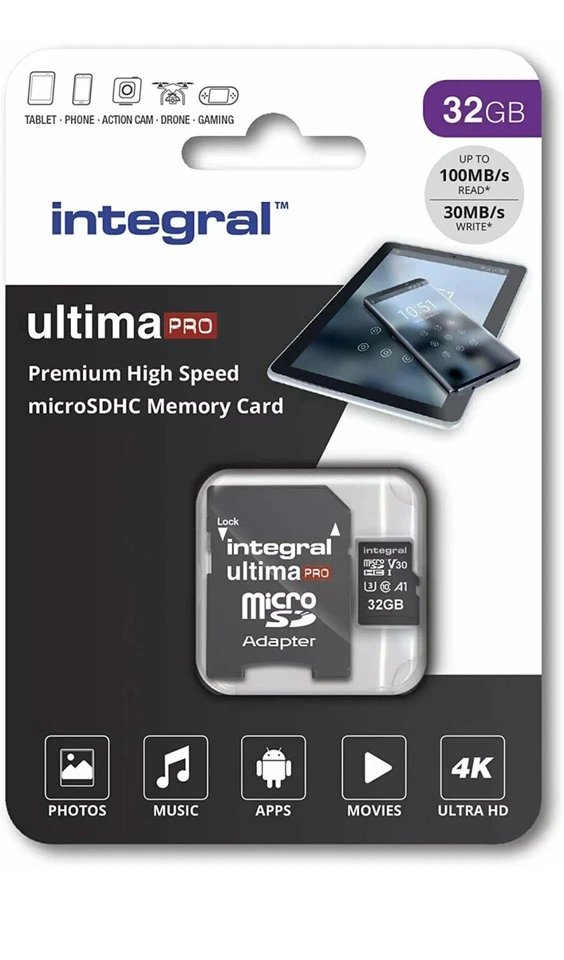 Integral UltimaPro Memory 32 GB MicroSDHC Premium High Speed Memory Card - Image 3 of 4