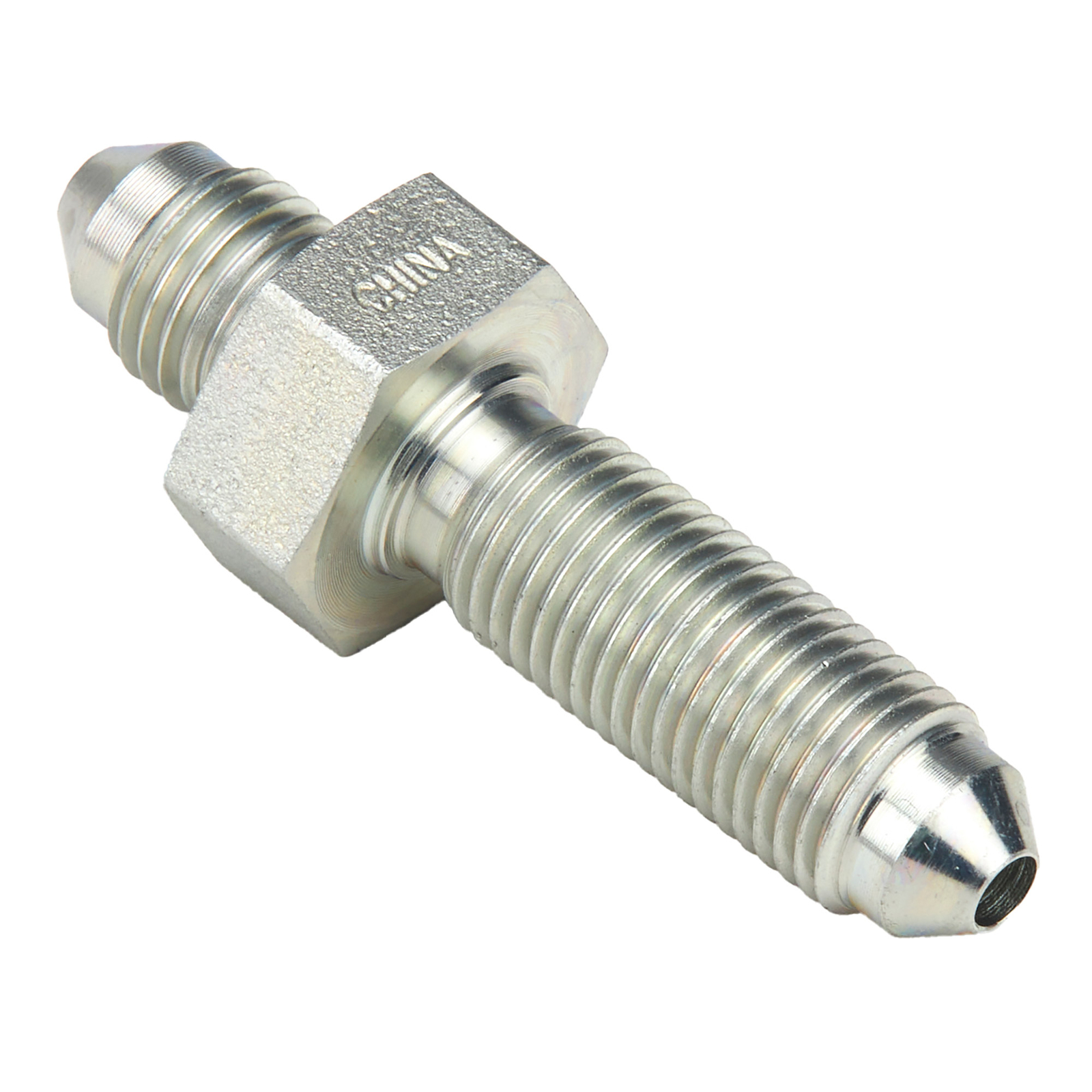 APS Anodised Male to Male Bulkhead Adaptor, -4 (7/16 x 20) JIC Thread