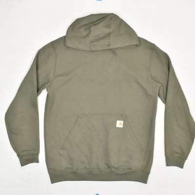 Carhartt Men's Pullover Hoodie Solid Long Sleeve Cotton Green Size M K121  316