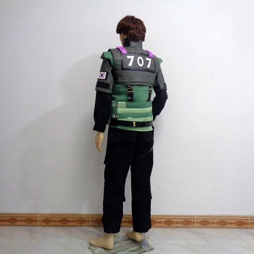 Costume Cosplay Uniforme Halloween Arcobaleno Sei Assedi Veglia Hwa - Foto 5 di 7