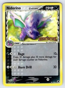 Nidorino 35/101 2006 EX Dragon Frontiers Pokemon Card TCG Reverse Holo - VLP