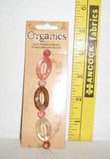 NEW HORIZON ORGANICS SEMI PRECIOUS BEADS 7 COUNT DIY CRAFT JEWELRY